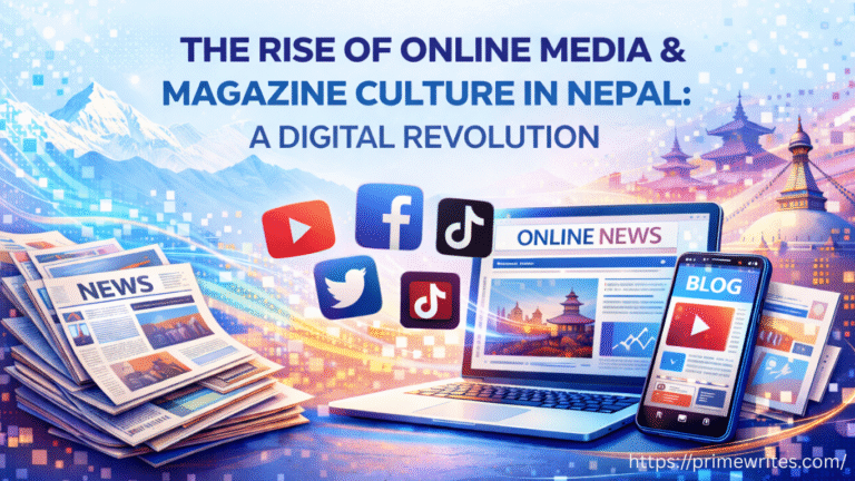 The Rise of Online Media and Magazine in Nepal: A Digital Revolution